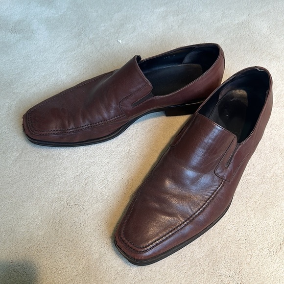 Monte Rosso Men\'s Lucca Nappa Leather Brown Loafers main image 4